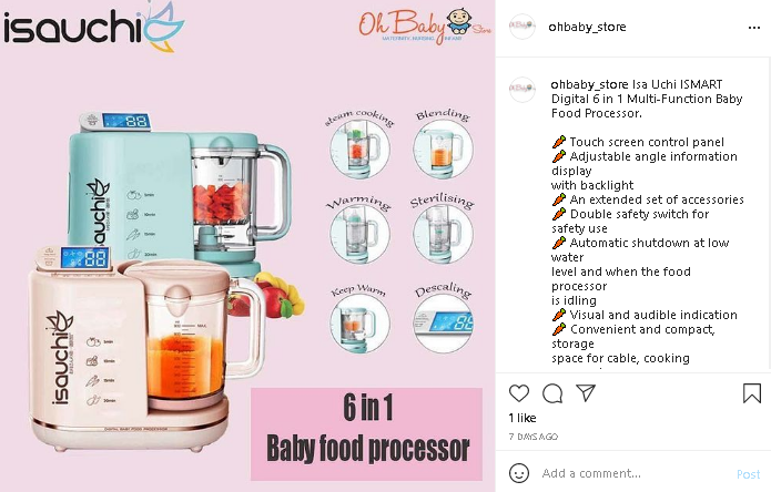 baby online food processor