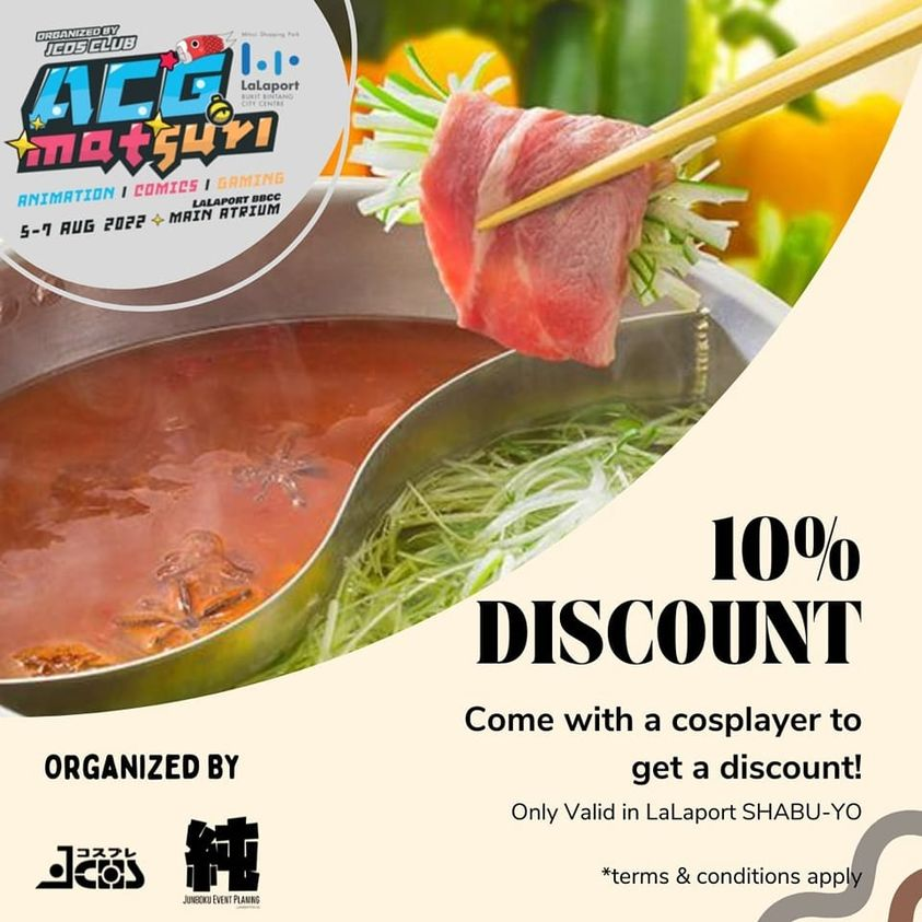 SHABU-YO 10% OFF Discount Promotion